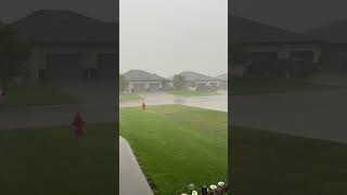 🇨🇦Thunderstorm Steinbach Manitoba thunderstorm steinbach manitoba canadalife rainyday rain [upl. by Tabb]