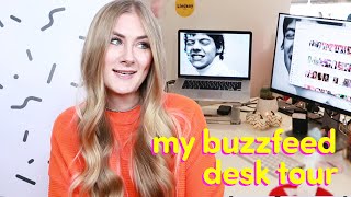 My BuzzFeed Desk Tour [upl. by Poliard358]