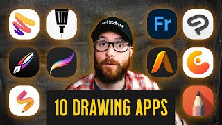 Which Drawing App Is Best For iPad Windows and Android Tablets [upl. by Anegal]