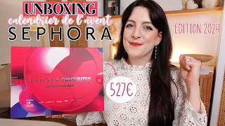 UNBOXING Calendrier de lAvent SEPHORA 2024 🎄 En avantpremière 🎅🏼 Super valeur  😱  LOdoesmakeup [upl. by Enimisaj335]