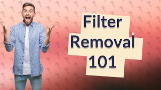 How do I remove the filter from my washing machine [upl. by Ysor189]