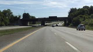 Interstate 40  North Carolina Exits 188 to 196 eastbound [upl. by Verbenia390]