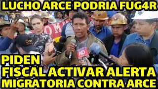 HUMBERTO CLAROS PIDE FISCAL GENERAL ACTIVAR ARRAIGO CONTRA PRESIDENTE ARCE PARA QUE NO ESCAP3N [upl. by Pickard]