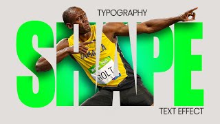 Typography text effect in Photoshop [upl. by Ardnauq]