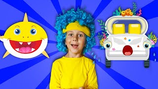 Boo boo canción🦈🚗🚌  Canciones infantiles para niños  AmeLeon en Español [upl. by Bellaude]