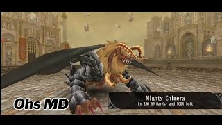 TORAM OLINE GAMELAY MAGIC BLADEOHS MD GUILD RAID EARTH BOSS  MIGHTY CHIMERA [upl. by Boiney100]