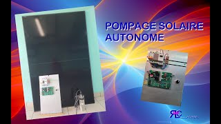 POMPAGE SOLAIRE AUTONOME POUR PUITS PROFOND Le panneau solaire [upl. by Yelahc]