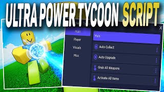 Ultra Power Tycoon script – AutoCollect AutoUpgrade [upl. by Chemash]