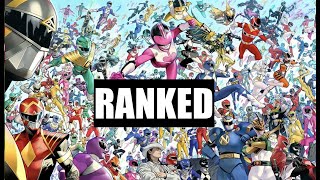 All Power Rangers Series RANKED  2020 Edition [upl. by Htez]