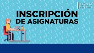 Inscripción de Asignaturas [upl. by Atined]