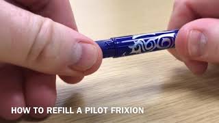 How to refill a Pilot FriXion [upl. by Llennahc590]