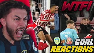 LEEDS Fans MELTDOWN after Meslier 96th min HOWLER 🤬  Goal Reactions [upl. by Raskind]