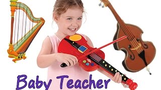 Musical Instruments for Kids – The Little Orchestra  MusicMakers  From Baby Teacher [upl. by Htesil306]