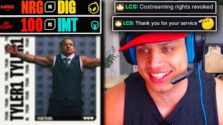 TYLER1 OFFICIAL LCS COSTREAMER [upl. by Nolahc530]