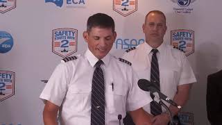 ALPA Press Conference Recognizes Airline Pilots with Superior Airmanship Awards [upl. by Ratna]