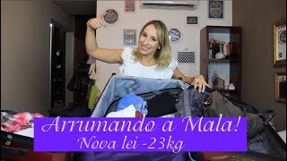 DICAS PARA ARRUMAR A MALA DE 23KG  PARTIU ORLANDO [upl. by Kyte]