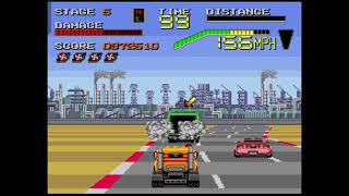 Chase HQ II genesis  sega gameplay retrogaming [upl. by Yblek530]