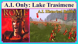 AI ONLY  Hannibals Lake Trasimene 217BC  Historical Battles  Rome Total War [upl. by Yznil]