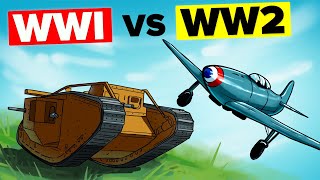 Deadliest Military Weapons of WWI vs WW2 Compared [upl. by Boice]