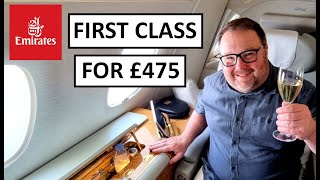 Emirates First Class for £475  No Points No Tricks Ill Show You How [upl. by Sussman]