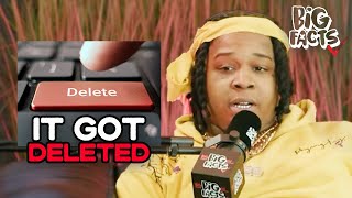 YTB Fatt Talks Deleted Song Secrets [upl. by Weylin50]