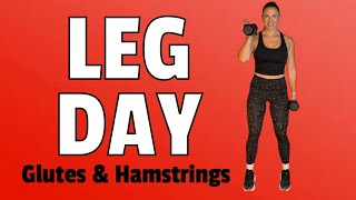 30 min Leg Day  glutes and hamstrings workout  BUILD Day 1 [upl. by Merrie66]