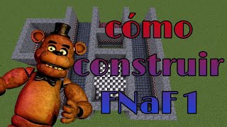 Cómo construir la pizzería de FNaF 1 en Minecraft Parte 1  FredBear Chad [upl. by Htiekal761]