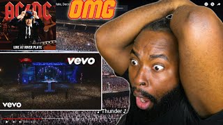 ACDC  Thunderstruck  Live At River Plate  REACTION  RAP FAN Reacts [upl. by Eiloj]