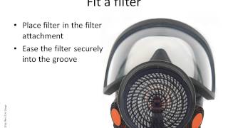 How to use the Sundstrom SR200 full face respirator [upl. by Latsyrhc]