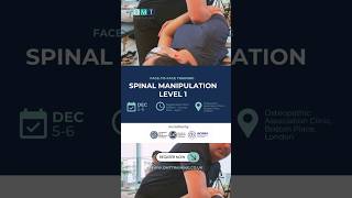 Gentle Thoracic Manipulation Technique chiropractor spinalmanipulation osteopathy backpain [upl. by Ylsew]