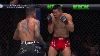 UFCVegas100 Carlos Prates Finaliza a Li Jinglang [upl. by Melville]