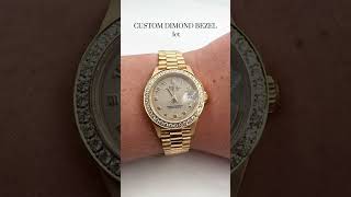 26mm Ladies Rolex  Check Carat Sizes and Choose yours rolex flutedbezel diamondbezel [upl. by Nnaitak]