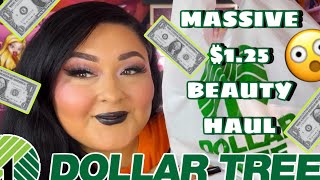 MASSIVE 125 DOLLAR TREE HAUL  LA COLORS BEAUTY INTUITION amp MORE [upl. by Maridel]