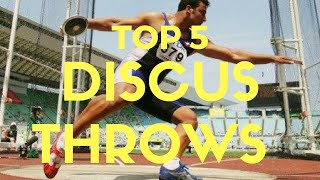 TOP 5  Longest Discus Throws Of All Time  Discus World Records [upl. by Bilow]