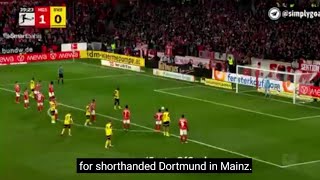 Serhou Guirassy Goal Mainz 05 Vs Borussia Dortmund 11 All Goals Analysis amp Extended Highlights [upl. by Ximenez557]