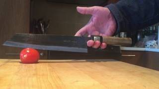 Moritaka Kiritsuke at Chefknivestogo [upl. by Gregrory]