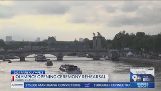 2024 Paris Olympics ceremony rehearsals [upl. by Colyer]