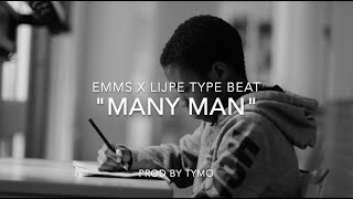 Lijpe x Emms Type Beat quotMany Manquot  Freestyle Storytelling Rap Beat  prod Tymo [upl. by Aracaj]