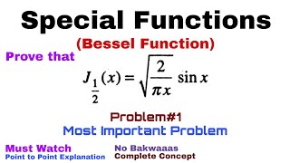 15 Bessel Function  Complete Concept and Problem1  Most Important Problem [upl. by Jeffries]