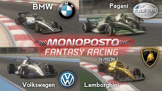 NEW TEAMS NEW ACTIONS   Monoposto Fantasy Racing Ep1 [upl. by Lavona]