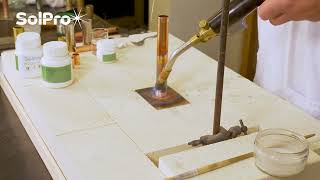 Brazing Tutorial  Copper to Stainless Steel [upl. by Noyerb]