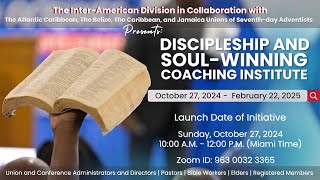 DISCIPLESHIP AND SOULWINNING COACHING INSTITUTE [upl. by Ursel]