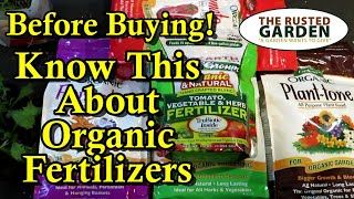 Which Organic Fertilizer Should You Buy for Your Vegetable Garden Dont Get Fooled or Ripped Off [upl. by Akinej]