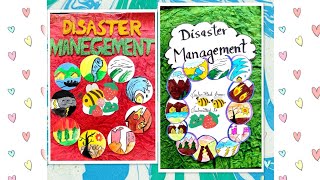 Disaster Management Project File Class 9 disastermanagement trending viral [upl. by Breen387]