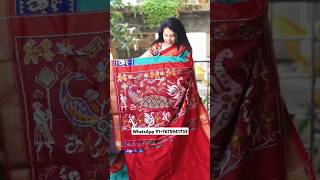 TWILL IKKAT DESIGN SILK SAREE  SPECIAL DESIGNER  tamilsong voice online delhi gujarat shorts [upl. by Ranee]