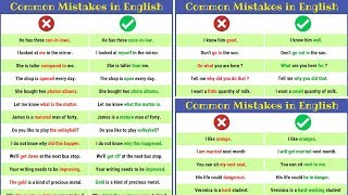 Grammatical Errors 120 Common Grammar Mistakes in English And How to Avoid Them [upl. by Assiled855]