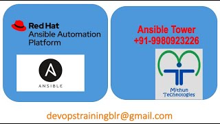 Ansible Tower  Mithun Technologies  91 99809 23226 [upl. by Aicener]