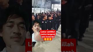 Laskar sabilillah madiun satu komando laskarsabilillah madiun pencaksilat viralvideo [upl. by Retsim609]