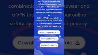 XNXubd VPN Browser APK Mod Latest Version Español Descargar para Android amp IOS [upl. by Loredana880]