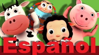 Cabeza hombros rodillas pies  Parte 2  Canciones infantiles  LittleBabyBum [upl. by Nnep]